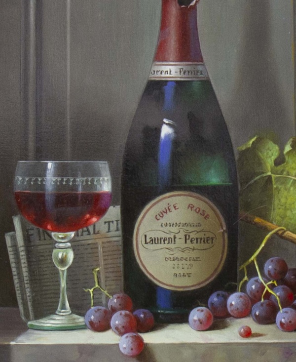 Laurent Perrier, Cuvée Rosé by Zoltan Preiner, original painting