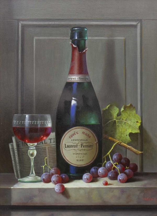 Laurent Perrier, Cuvée Rosé by Zoltan Preiner, original painting