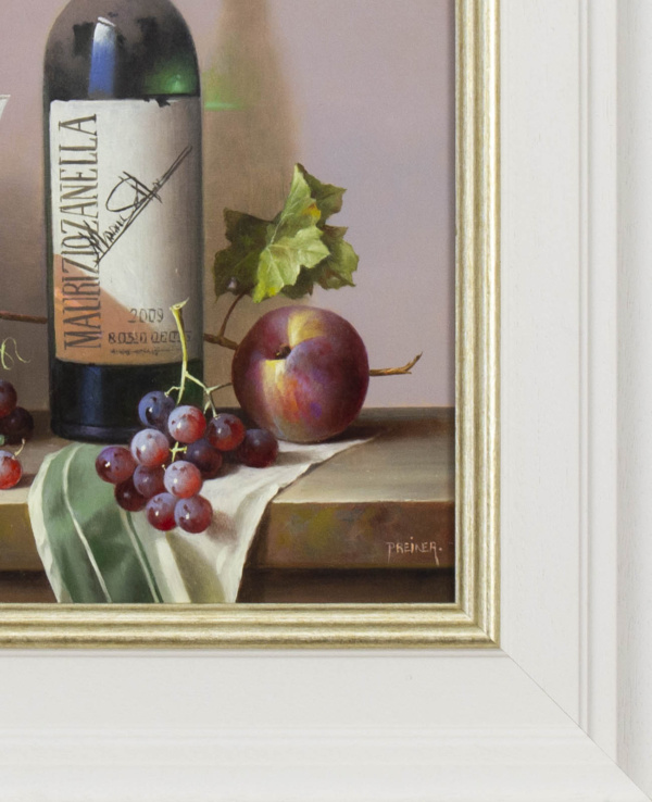Maurizio Zanella by Zoltan Preiner, original painting, detail
