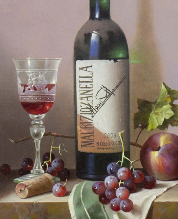 Maurizio Zanella by Zoltan Preiner, original painting