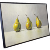 Green Pear Trio by Kiss Csaba, original painting