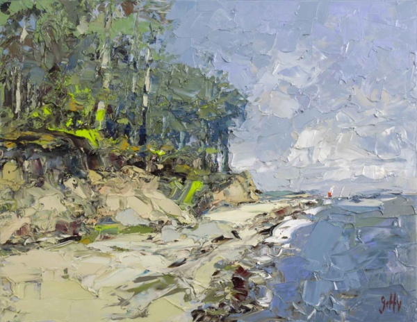 Wild Coast II by Frank Getty, original painting