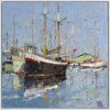 At The Marina by Frank Getty, original painting