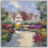 Flower Market by Frank Getty, original painting