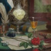 From Me To You by Gyula Boros, original painting