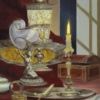 Exquisite Treasures by Gyula Boros, original painting