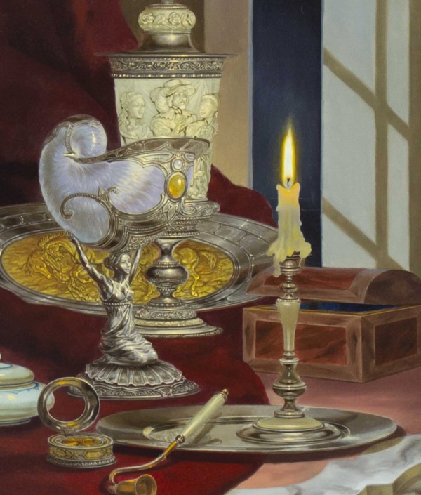 Exquisite Treasures by Gyula Boros, original painting
