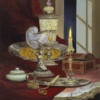 Exquisite Treasures by Gyula Boros, original painting