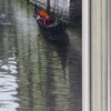 Gondolier, Venice by Raffaele Fiore, original painting, detail