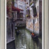 Gondolier, Venice by Raffaele Fiore, original painting