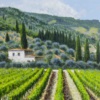 Wine Country by Raffaele Fiore, original painting
