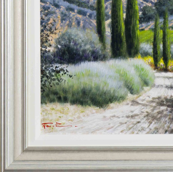 Summer Escape by Raffaele Fiore, original painting, detail