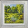 Willows & Waterlilies by Gerhard Nesvadba, original painting