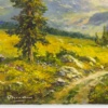 Grindelwald, Switzerland by Gerhard Nesvadba, original painting, detail