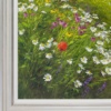 Walking Amongst Wild Flowers, Poppies & Daisies by Gerhard Nesvadba, original painting, detail