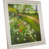 Walking Amongst Wild Flowers, Poppies & Daisies by Gerhard Nesvadba, original painting