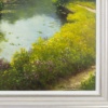 Tranquil Afternoon By The River by Gerhard Nesvadba, original painting, detail