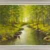Dreaming To Be, Woodland Walk by Gerhard Nesvadba, original painting
