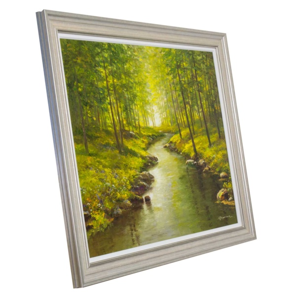 Dreaming To Be, Woodland Walk by Gerhard Nesvadba, original painting