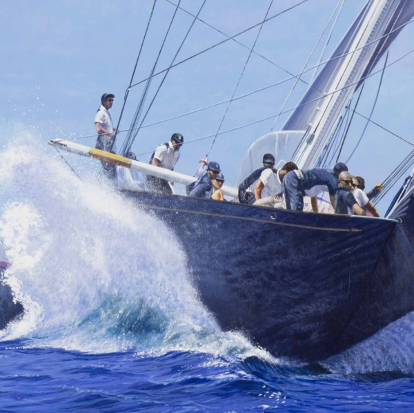 Heeling by Raffaele Fiore, original painting