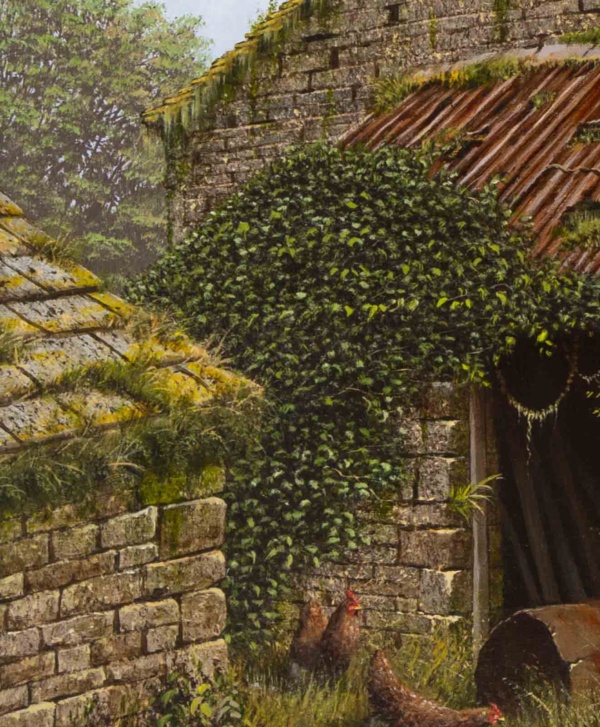 The Chicken Coop by Edward Hersey, original painting