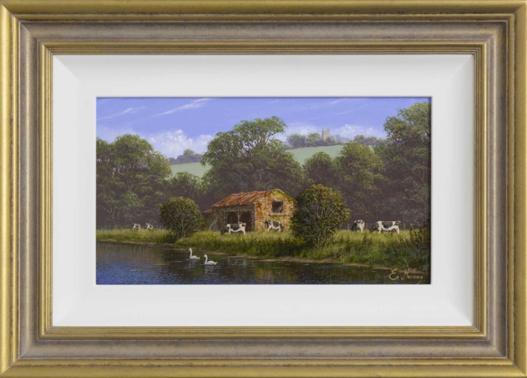 The Old Barn By The Riverbank