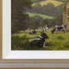 Grazing, Cotswolds II by Edward Hersey, original painting, detail