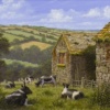 Grazing, Cotswolds II by Edward Hersey, original painting