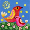 Birds II by Sunita Khedekar, original painting