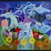 Let The Wind Be My Stylist by Sunita Khedekar, original painting