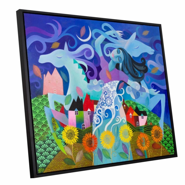 Let The Wind Be My Stylist by Sunita Khedekar, original painting