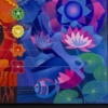 I Am The Creator by Sunita Khedekar, original painting, detail