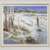 Silver Birches, Winter by Mario Malfer, original painting