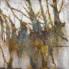 Against The Steely Sky III (Original) by Hiroko Lewis, original painting