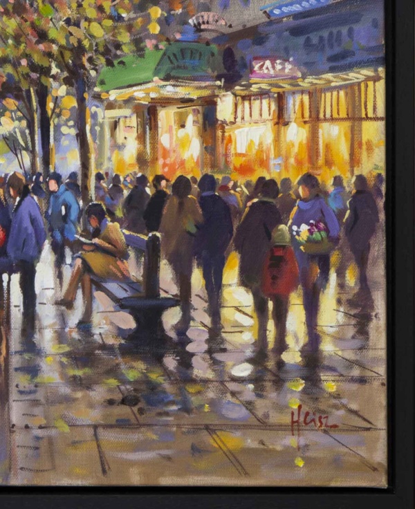 Arc de Triomphe by Henderson Cisz, original painting, detail