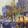Arc de Triomphe by Henderson Cisz, original painting