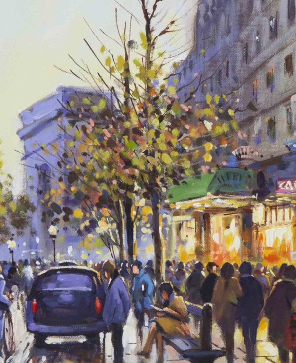 Arc de Triomphe by Henderson Cisz, original painting