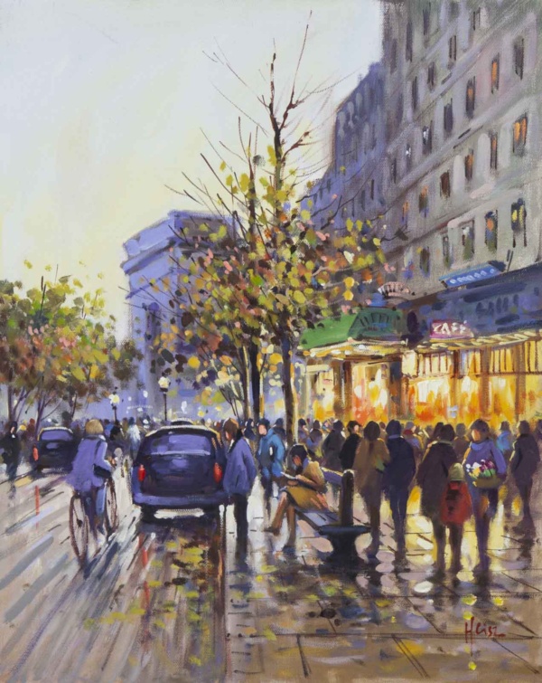 Arc de Triomphe by Henderson Cisz, original painting