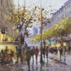 Early Morning, Boulevard Saint Martin by Henderson Cisz, original painting