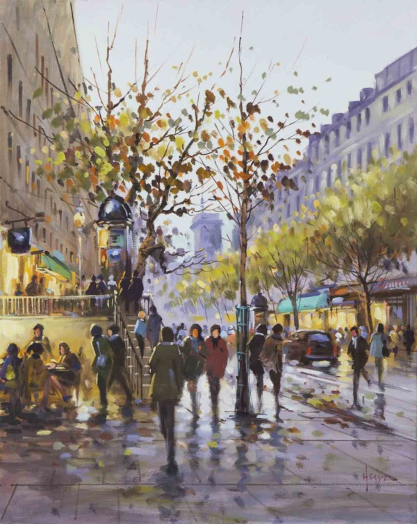 Early Morning, Boulevard Saint Martin by Henderson Cisz, original painting