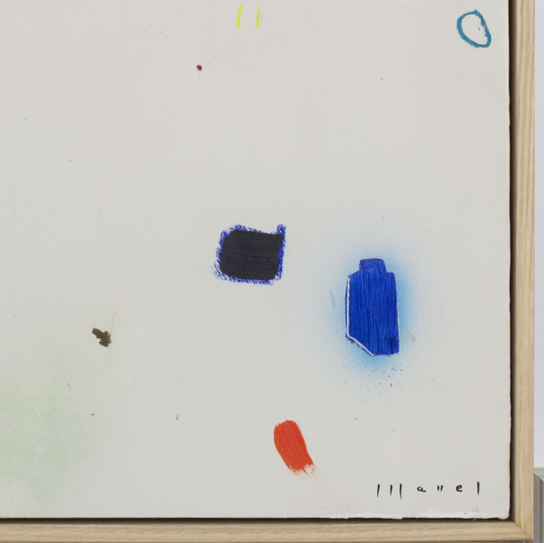 Making Space by Manel, original painting, detail