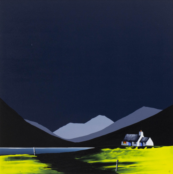Misty Cottage by Jay Nottingham, original painting