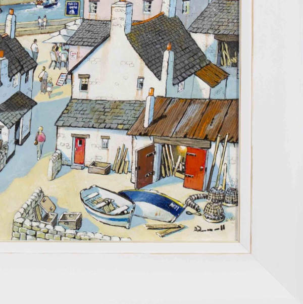 The Ship Inn II by Alan Smith, original painting, detail