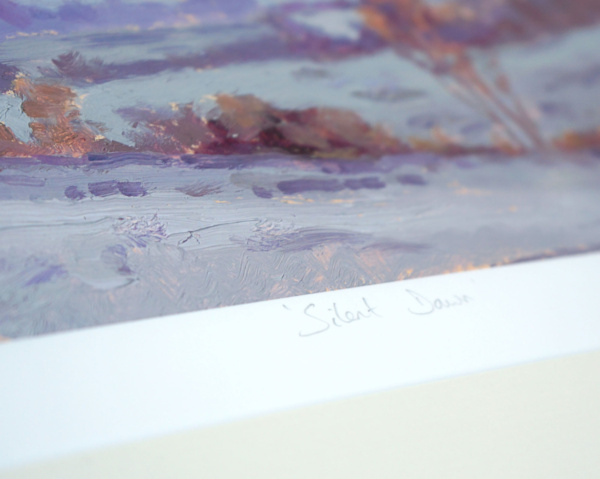 Silent Dawn (Limited Edition) by Matthew Cordwell, limited edition print, detail