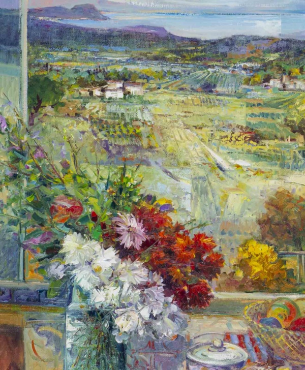 Afternoons With You by Mario Malfer, original painting