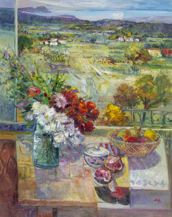Afternoons With You by Mario Malfer, original painting