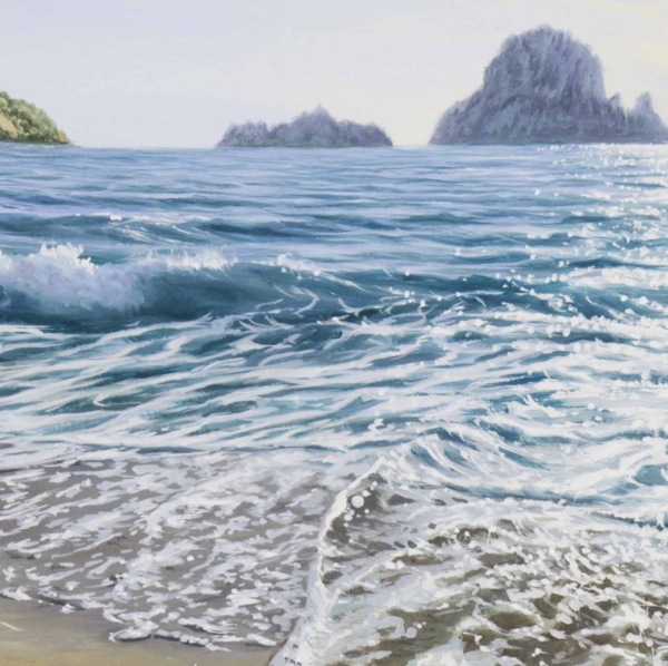 Cala d’Hort by Juan Antonio Domínguez, original painting