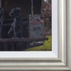 Landrover & Labradors by Stephen Park, original painting, detail