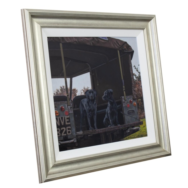 Landrover & Labradors by Stephen Park, original painting