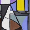 Buste de Femme de Profil (Femme Écrivant) after Picasso by David Henty, original painting